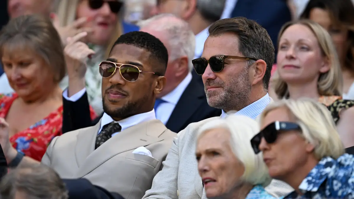 Anthony Joshua si Eddie Hearn, FOTO/BoxPlanet