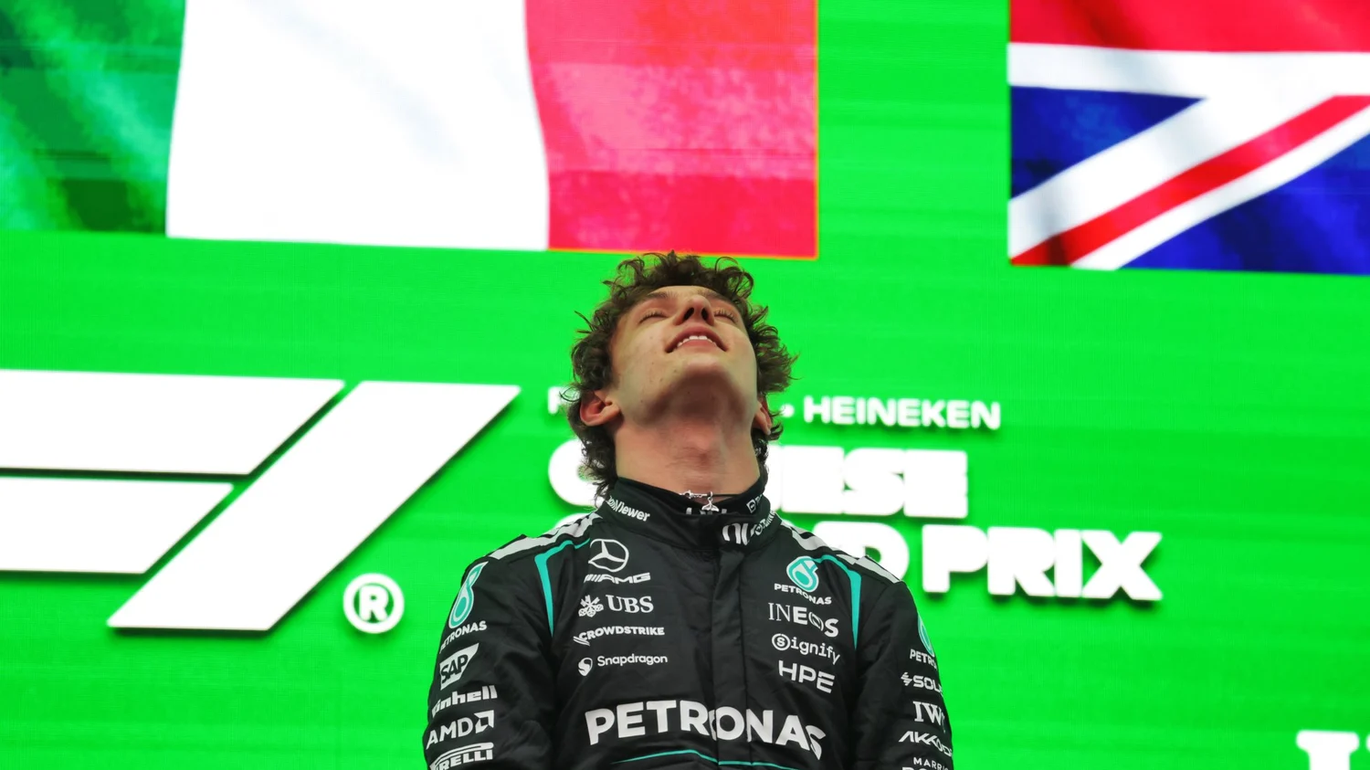Antonelli primul castigator italian de Grand Prix dupa Fisichella 2006, FOTO, F1