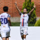 Daniel Florea de la Chindia Tragoviste, celebrand golul, FOTO/Sportpictures