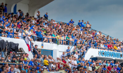 Suporterii lui FC Corvinul, FOTO/Emil Sebastian Popescu/ESPphoto