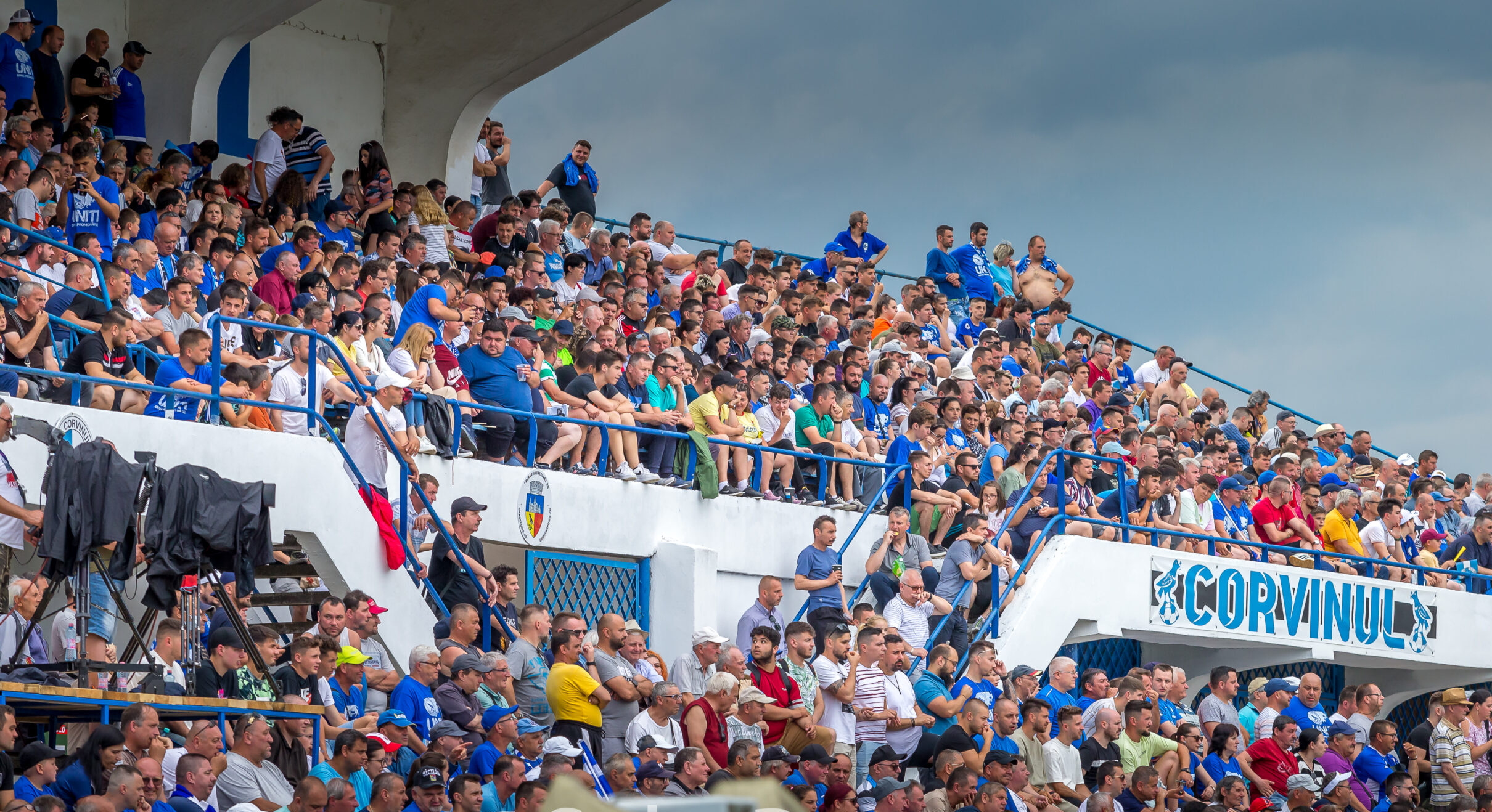 Suporterii lui FC Corvinul, FOTO/Emil Sebastian Popescu/ESPphoto