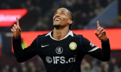Joao Pedro de la Chelsea, celebrand al treilea gol marcat, FOTO:IMAGO