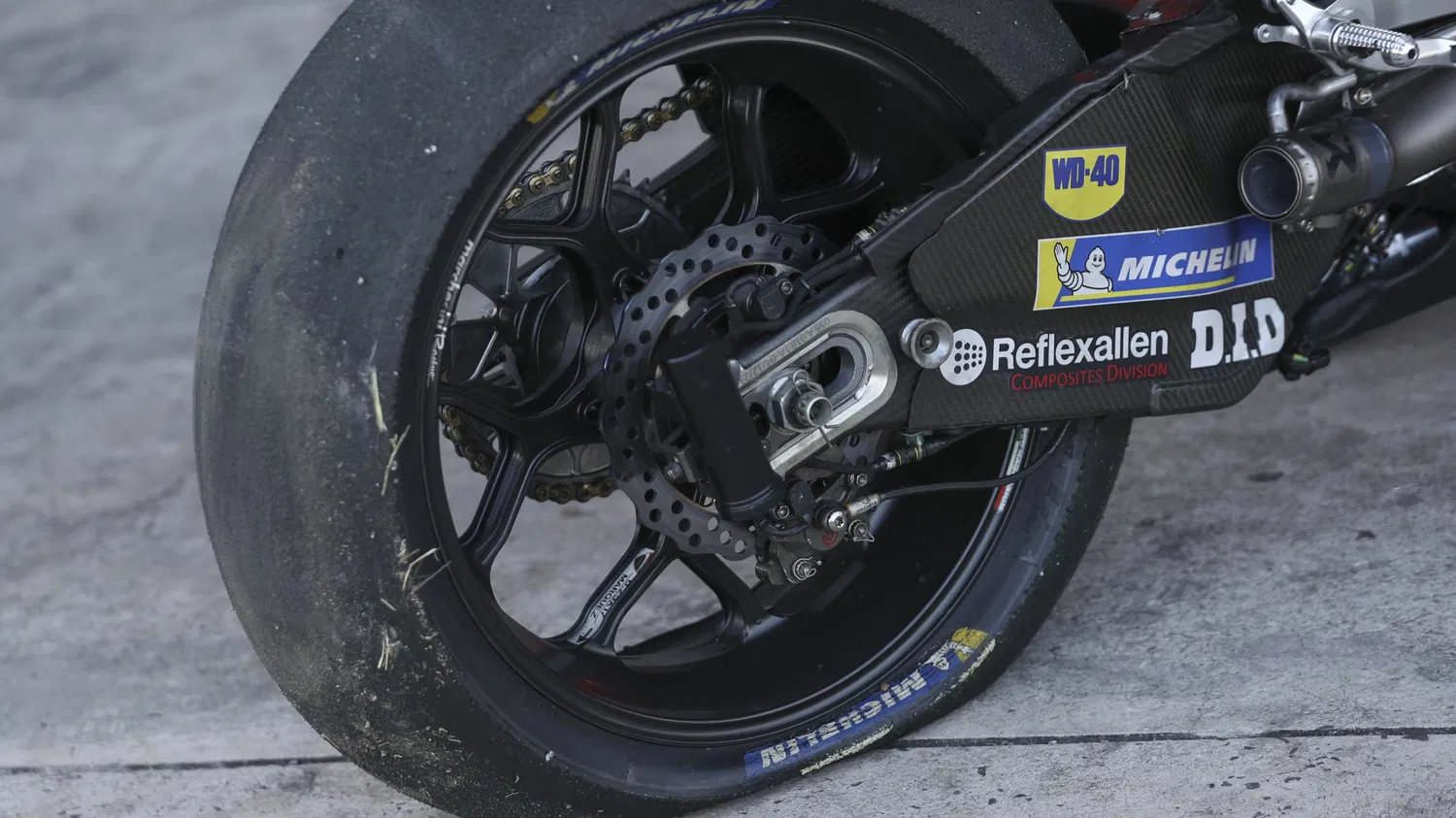 Roata spate a motocicletei lui Marc Marquez, Thai MotoGp, FOTO: Gold & Goose