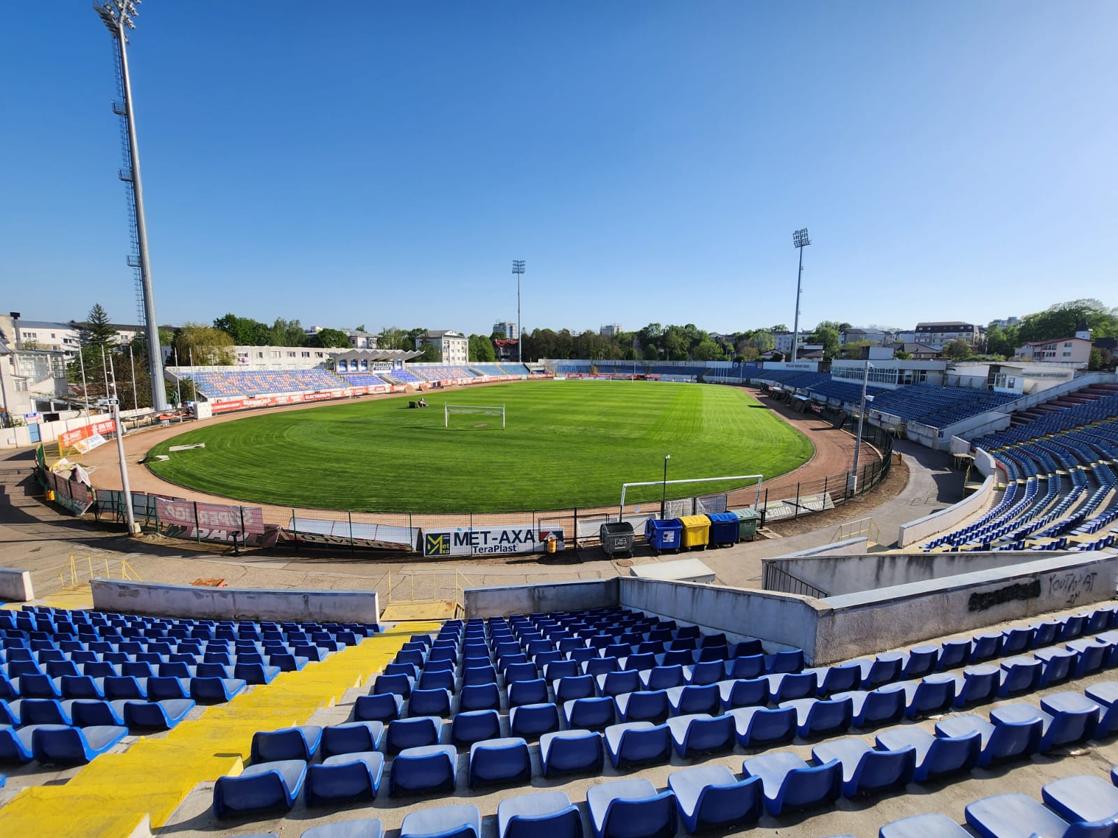 Stadionul municipal din Botosani, FOTO: M. Turcu