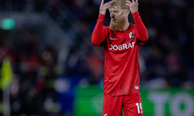 Niklas Bestede la Freiburg, in patida de fotbal din UEFA Europa League, FOTO: Emil-Sebastian Popescu/SportPulse