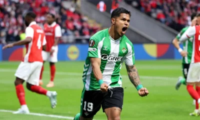 Cucho Hernandez, celebrand golul, FOTO: UEFA