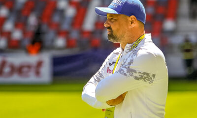 Florin Maxim, antrenor principal Corvinul Hunedoara in timpul partidei de playoff dintre CSA Steaua vs Corvinul Hunedoara, Stadion Steaua, FOTO: Alexandru Florea/ SportPulse