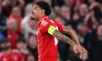 Morgan Gibbs-White dupa ce a marcat singurul gol al partidei, FOTO: Sky Sports