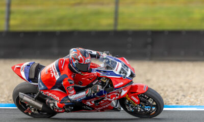 Somkiat Chantra of Honda HRC during the FIM Superbike World Championship, Photo: © Emil Sebastian Popescu / SportPulse 2026. All rights reserved.