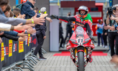 Nicolo Bulega of Aruba.it Racing-Ducati during the FIM Superbike World Championship, Race 2, Round 3 Netherlands, Saturday at TT Circuit Assen. Photo: © Emil Sebastian Popescu / SportPulse 2026. All rights reserved.