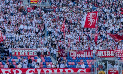 Suporterii celor de la Freiburg, Europa-Park Stadion, FOTO/ Emil-Sebastian Popescu/SportPulse