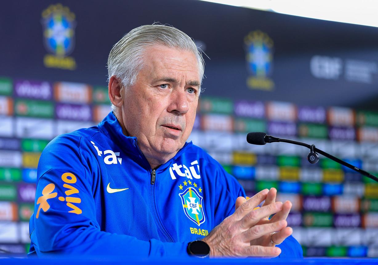 Carlo Ancelotti, selectioner Brazilia, FOTO: Ole