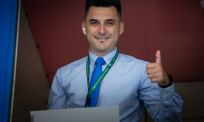 Claudiu Sav, ofiter de presa FC Corvinul Hunedoara, FOTO/ Emil Sebastian Popescu/ ESPphoto