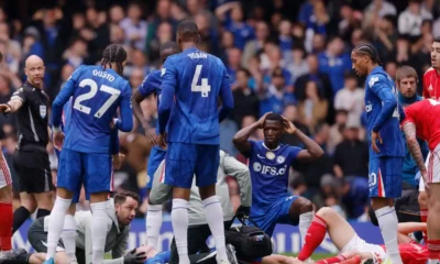 Jesse Derry de la Chelsea accidentat grav in timpul partidei, FOTO: PA
