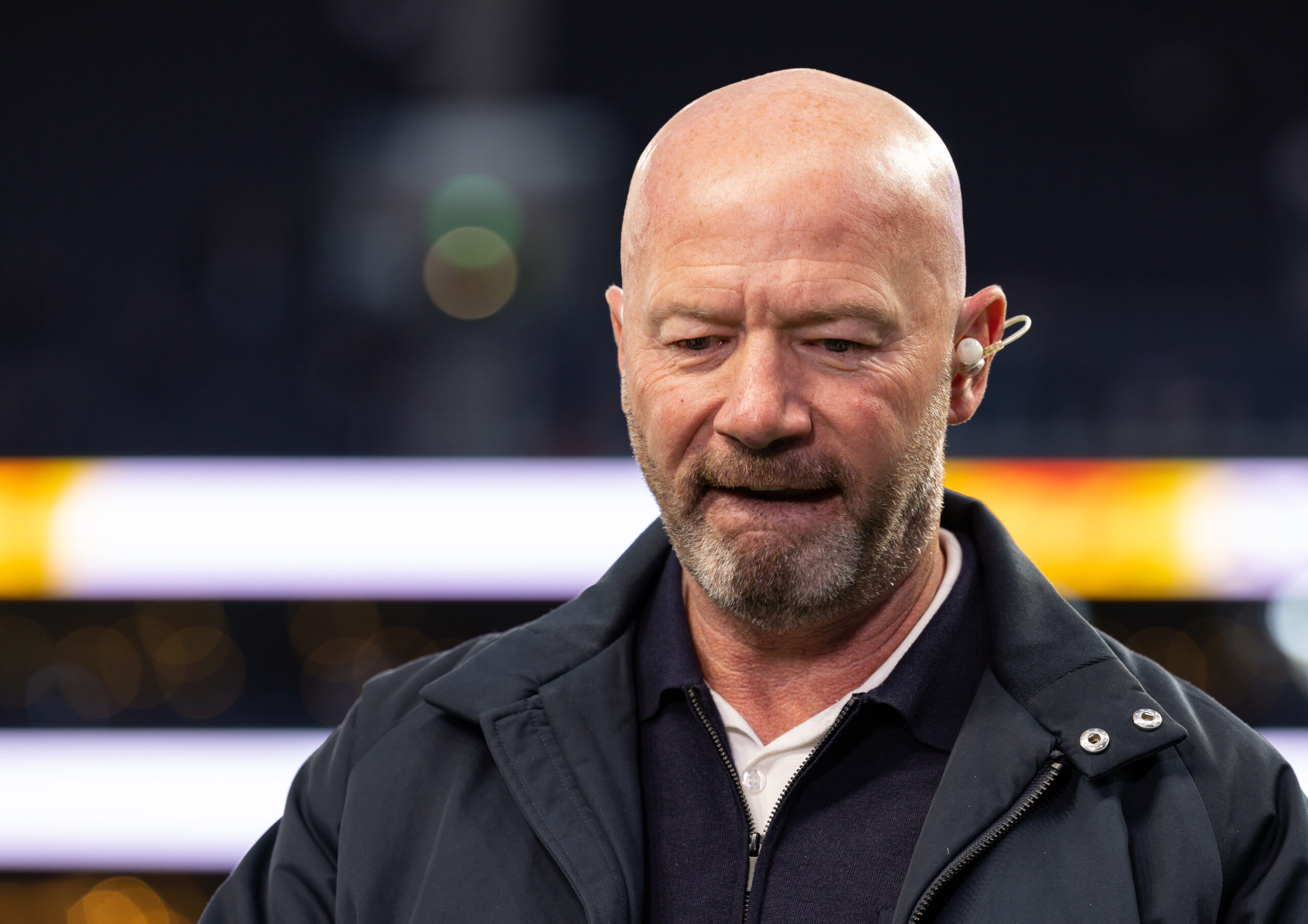 Alan Shearer legenda a fotbalului Britanic si a lui Newcastle, comentand pentru o televiziune britanica, LONDRA, Marea Britanie ©Foto: Emil-Sebastian Popescu / ESPphoto/ SportPulse