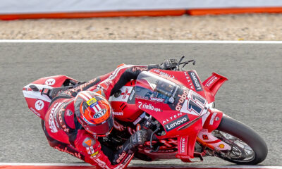 Nicolo Bulega of Aruba.it Racing-Ducati during the FIM Superbike World Championship, Photo: © Emil Sebastian Popescu / SportPulse 2026. All rights reserved.