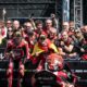 Nicolo Bulega si Iker Lecuona pe podiumul de premiere, FOTO/ Aruba.it