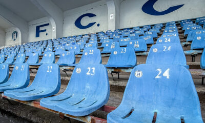 Imagine de ansamblu cu sectorul C, Stadion Corvinul 1921, FOTO/ Alexandru Florea/ SportPulse