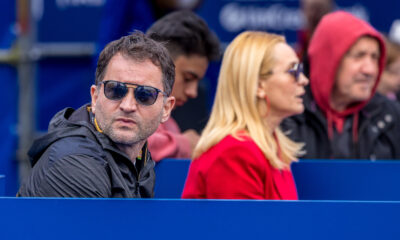 Cosmin Hodor, director turneu ATP Tiriac Open Bucuresti alaturi de Andreea Esca, FOTO/ Emil Sebastian Popescu/ ESPphoto/SportPulse