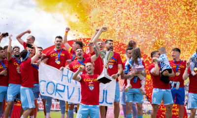 Corvinul Hunedoara, campioana ligii secunde, FOTO/ Emil Sebastian Popescu/ ESPphoto/SportPulse