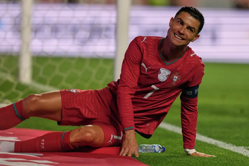 Cristiano Ronaldo, capitanul Portugaliei, FOTO: AP