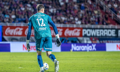 Orlando Gill, portarul celor de la San Lorenzo, in partida dintre San Lorenzo vs Estudiantes de La Plata, disputat pe stadionul Estadio Pedro Bidegain (Nuevo Gasómetro), în cadrul campionatului Argentinei, la 3 aprilie 2026, Buenos Aires, Argentina. Foto: Emil Sebastian Popescu/ESPphoto/SportPulse