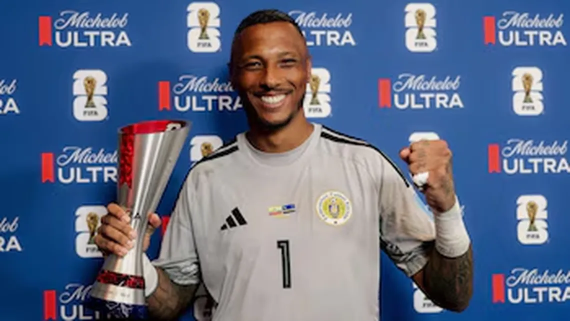 Eloy Roomm MVP-ul partidei dintre Curacao vs Ecuador, FOTO: AP