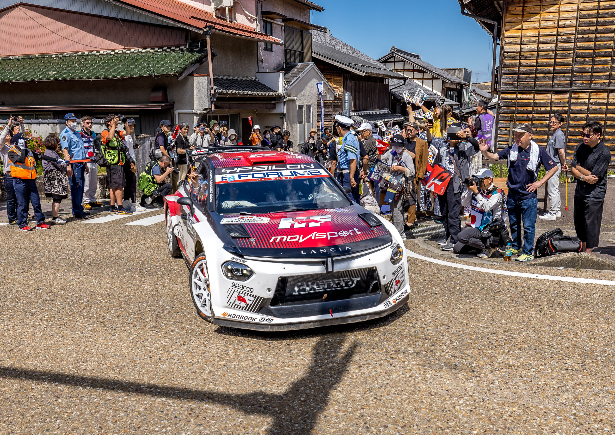 Lancia Ypsilon Rally2 HF Integrale, Campionatul Mondial de Raliuri FIA WRC. FOTO: Emil Sebastian Popescu / ESPphoto/ SportPulse