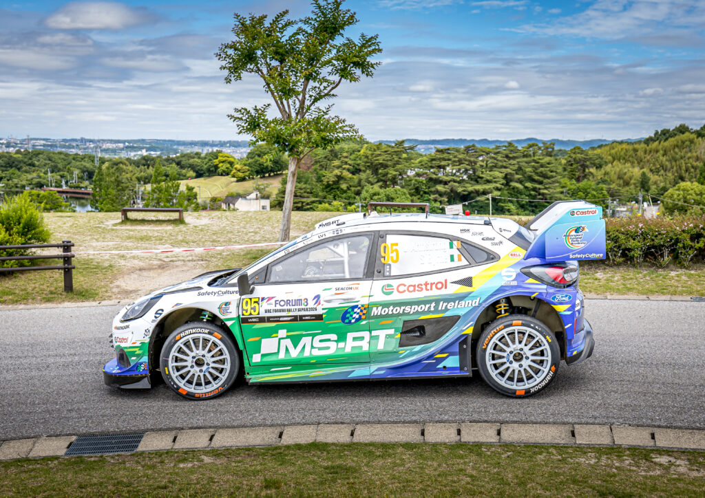 Jon Armstrong si co-pilotul Shane Byrne, Ford M-sport, FOTO: Emil Sebastian Popescu /ESPphoto/ SportPulse