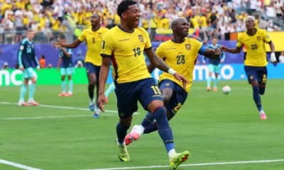 Gonzalo Plata celebrand, FOTO: AFP
