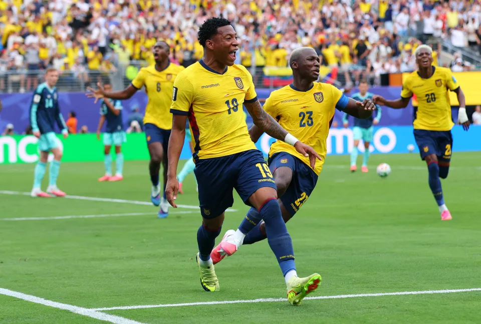 Gonzalo Plata celebrand, FOTO: AFP