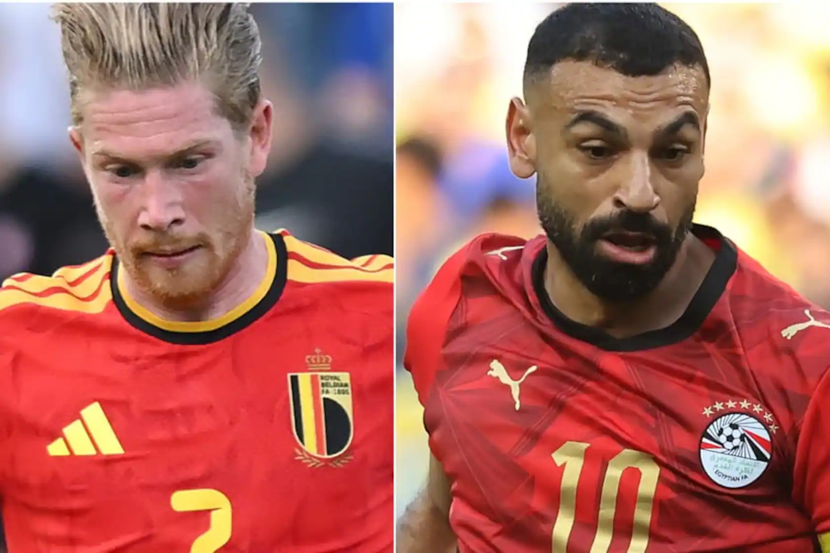 Kevin De Buryne si Mo Salah, FOTO/ IMAGO, Colaj/SportPulse