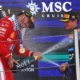 Lando Norris si Lewis Hamilton pe podiumul de la Barcelona, FOTO: ClamoPhoto