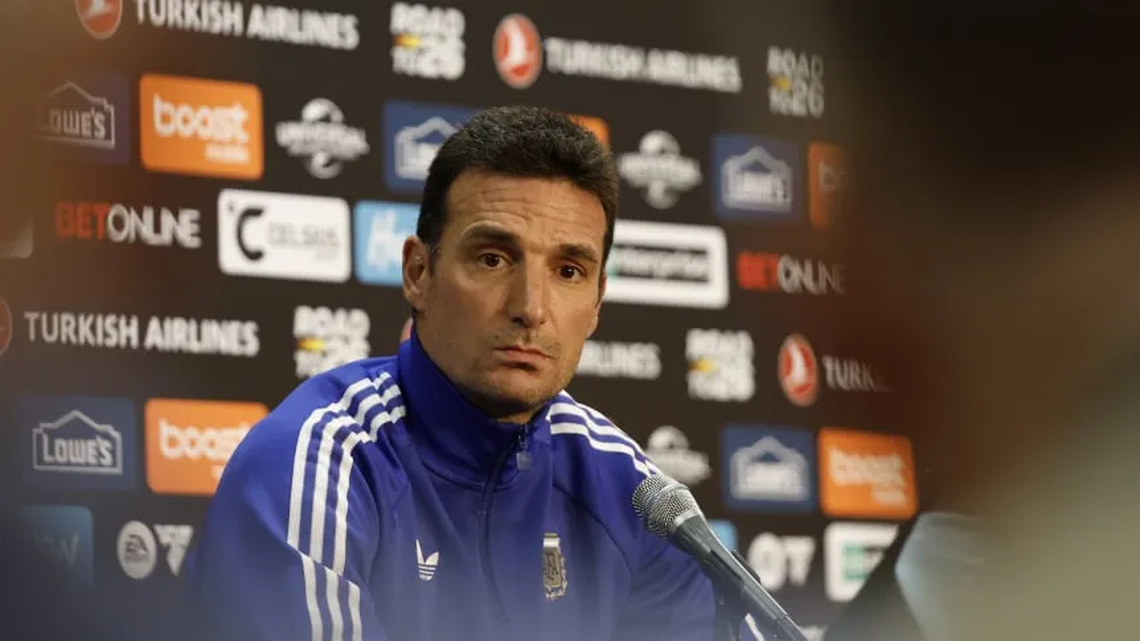 Lionel Scaloni, antrenorul selectionatei Argentina, FOTO:AFP