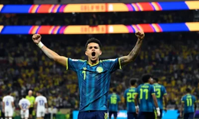 Luis Diaz, celebrand, FOTO: Reuters