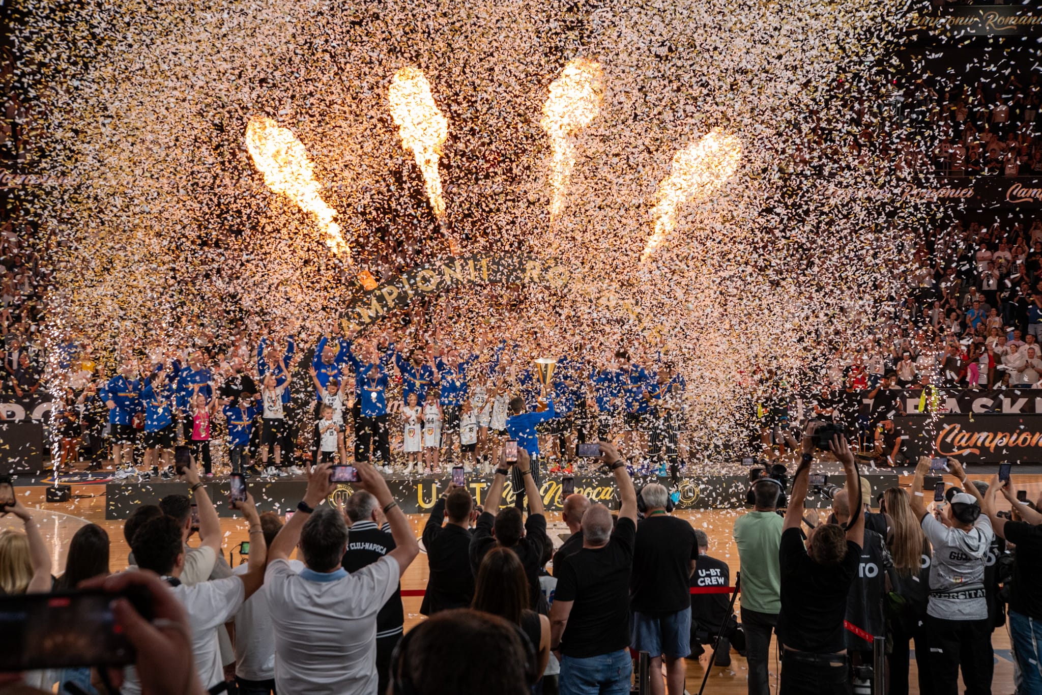 UBT-Cluj, Campioana Romaniei, FOTO/ Ciprian Pop/ SportPulse