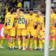 Bucurie a fotbalistilor romani Tony Strata, Andrei Borza, Florinel Coman, Darius Olaru si Matei Ilie dupa un gol marcat in meciul amical de fotbal dintre Romania si Tara Galilor, desfasurat pe Stadion Steaua-Ghencea din Bucuresti, sambata 6 iunie 2026. © FOTO:Razvan Pasarica/SPORT PICTURES