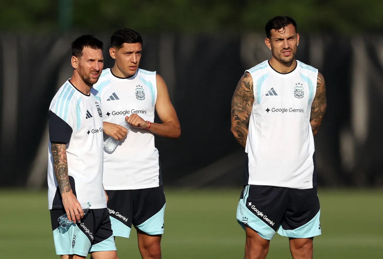 Selectionata Argentinei in cantonamentul din Kansas City, FOTO: IMAGO