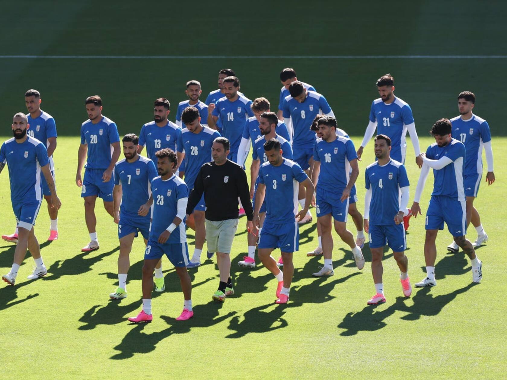 Jucatorii Iranului in sesiune de antrenament, FOTO/ IMAGO