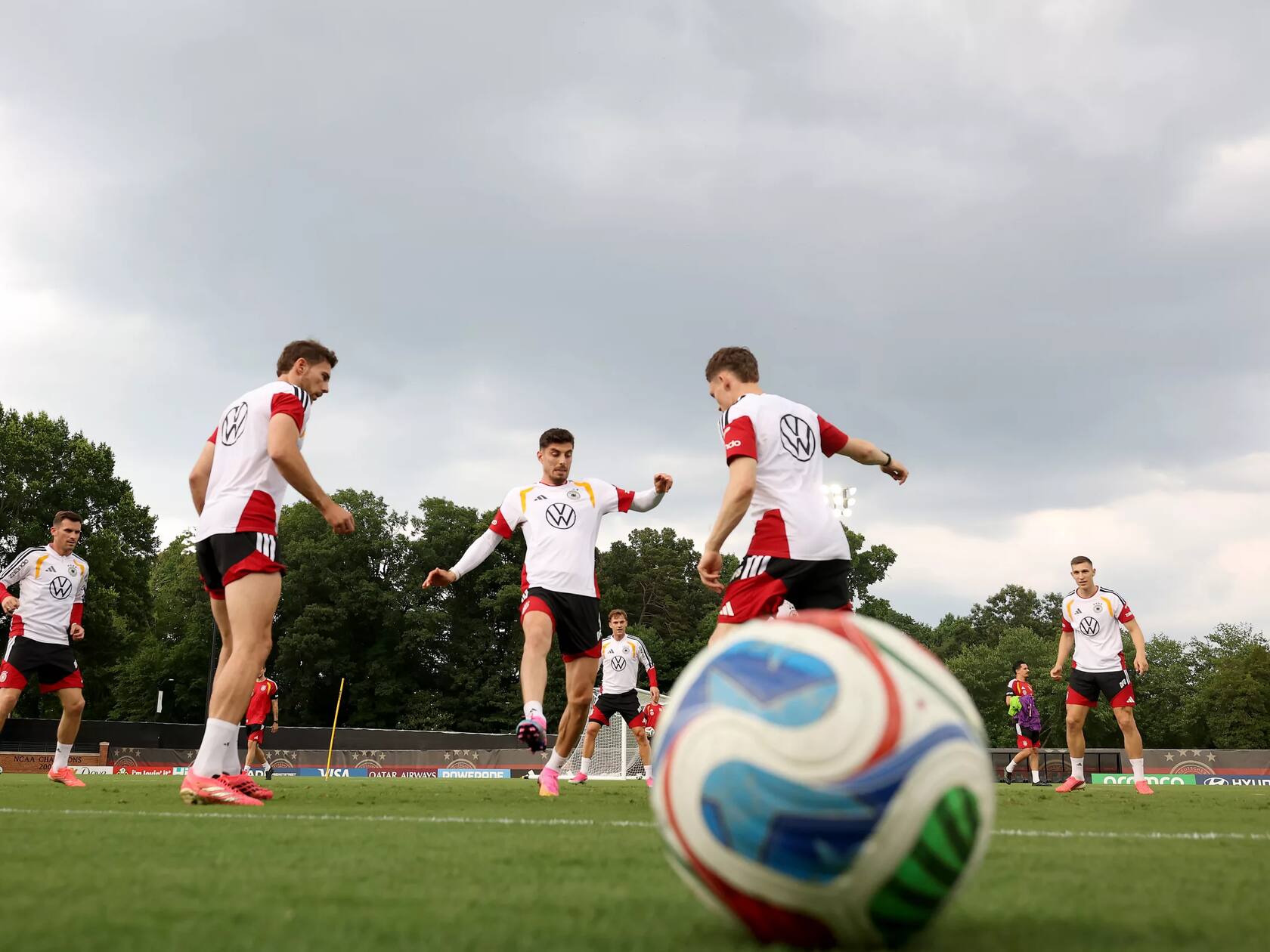 Jucatorii seletionatei Germaniei la antrenamentul oficial, FOTO/ AFP