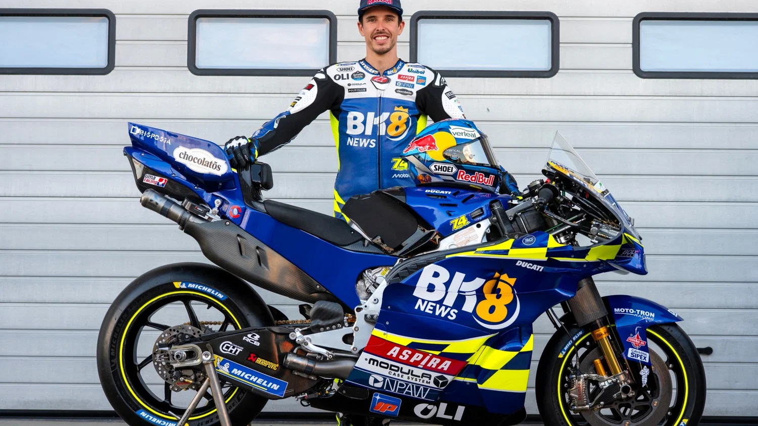 Alex Marquez cu grafica reto pentru GermanGP, FOTO:G&G