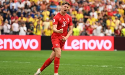 Cedric Itten, Elvetia, dupa golul marcat, FOTO:IMAGO