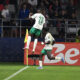 Barthelemy Diedhiou se bucură dupa un gol marcat in meciul dintre FCSB si FK Auda, contand pentru Preliminariile Conference League, desfasurat pe Stadionul Steaua-Ghencea din Bucuresti, joi 23 iulie 2026. © FOTO:Razvan Pasarica/SPORT PICTURES
