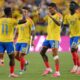 Jucatorii columbieni celebrand, FOTO:EFE