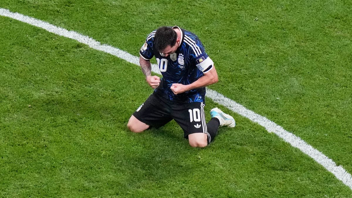 Lionel Messi, la finele partidei contra Angliei din semifinala Cupei Mondiale, FOTO:AP
