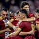 Jucatorii lui CFR Cluj celebrand in partida cu Alashkert, FOTO/Horvath Tamas/SportPulse