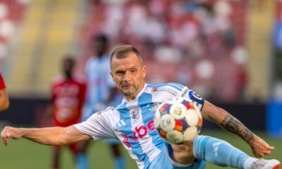 Alexandru Neacsa de la Corvinul in actiune, Stadion Francisc Neuman, Arad, FOTO: Emil Sebastian Popescu / SportPulse