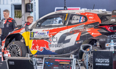 Masina lui Sebastien Ogier, Toyota Gazoo Racing, FOTO: Emil Sebastian Popescu / ESPphoto/SportPulse