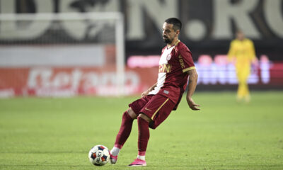 Bruno Xavier Almeida Carvalho in meciul de fotbal dintre FC CFR 1907 Cluj si Tromso IL, contand pentru Turul 3 de calificare UEFA Conference League, desfasurat pe Stadionul Dr. Constantin Radulescu din Cluj-Napoca, joi 6 august 2026. © FOTO:Flaviu Buboi/SPORT PICTURES
