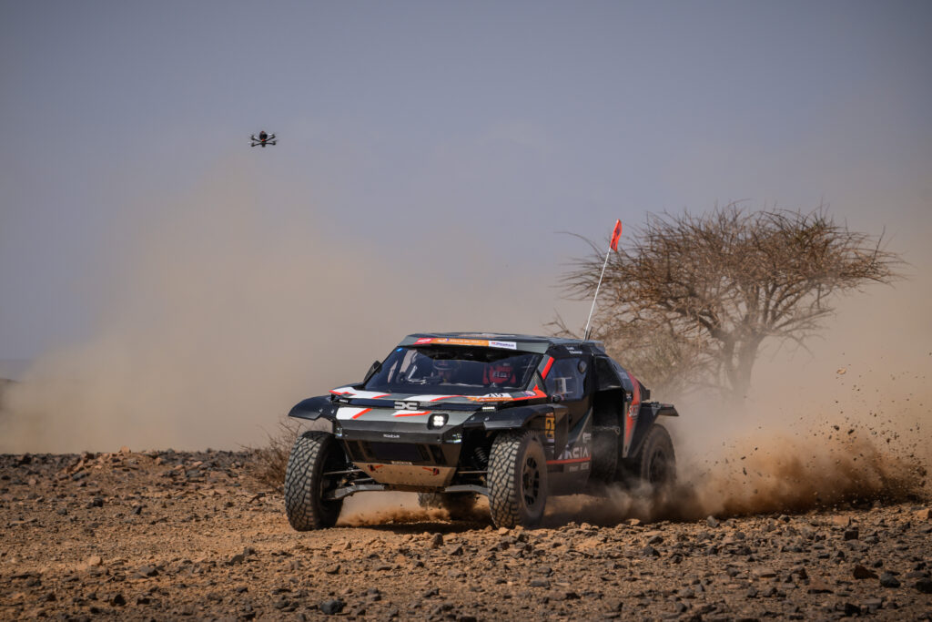 219 LOEB Sébastien (fra), BOULANGER Edouard (fra), Dacia Sandrider, The Dacia Sandriders, FIA W2RC, ULT T1+, action, during the Stage 1 of the Rallye du Maroc 2026, 4th round of the 2026 WR2C Championship from September 29, 2026 between Agadir and Zagora, Morocco - Photo Frederic LE FLOC’H / DPPI